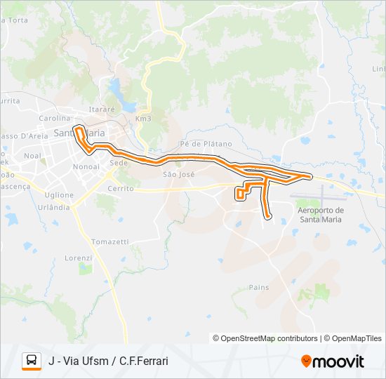 100 CAMOBI bus Line Map