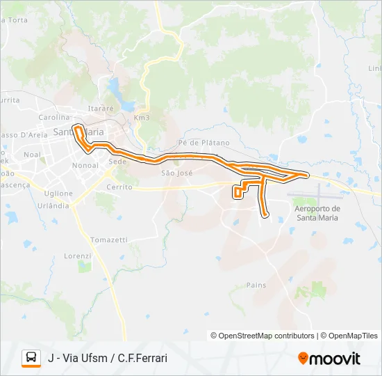 100 CAMOBI Bus Line Map