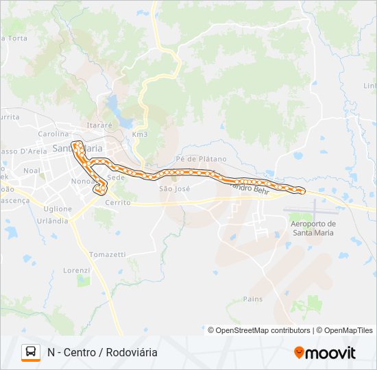 100 CARLOS GOMES Bus Line Map