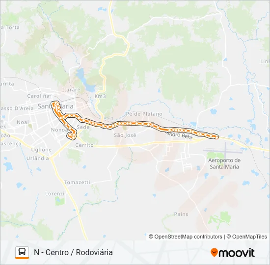 100 CARLOS GOMES Bus Line Map