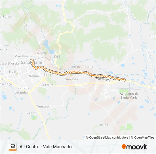 100 CARLOS GOMES Bus Line Map