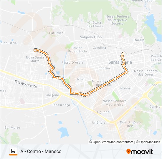 Mapa da linha 155 7 DE DEZEMBRO de ônibus