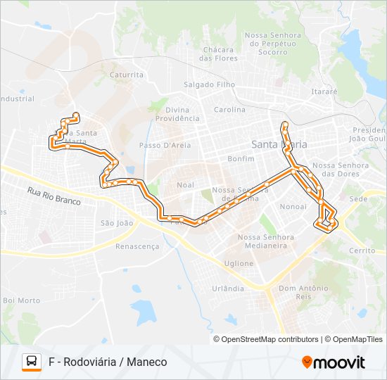 155 ALTO DA BOA VISTA Bus Line Map