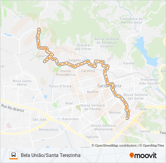 Rota da linha 9800: horários, paradas e mapas - Santa Terezinha/Unimed Via  Pq. Manchester (Atualizado)