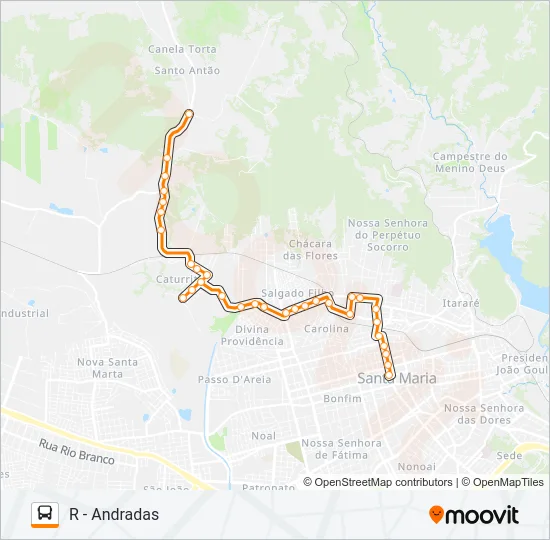 146 SANTA TEREZINHA Bus Line Map