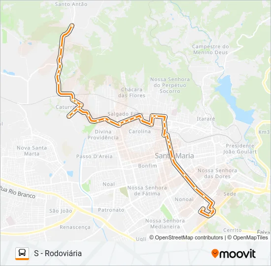 146 SANTA TEREZINHA Bus Line Map