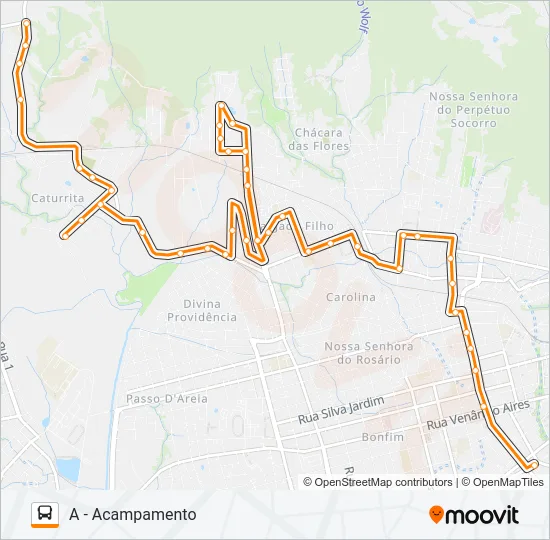 146 SANTA TEREZINHA Bus Line Map