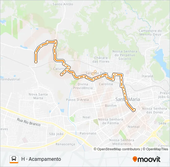 146 SANTA TEREZINHA Bus Line Map