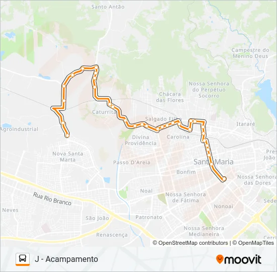146 SANTA TEREZINHA Bus Line Map