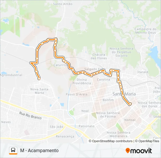 146 SANTA TEREZINHA Bus Line Map