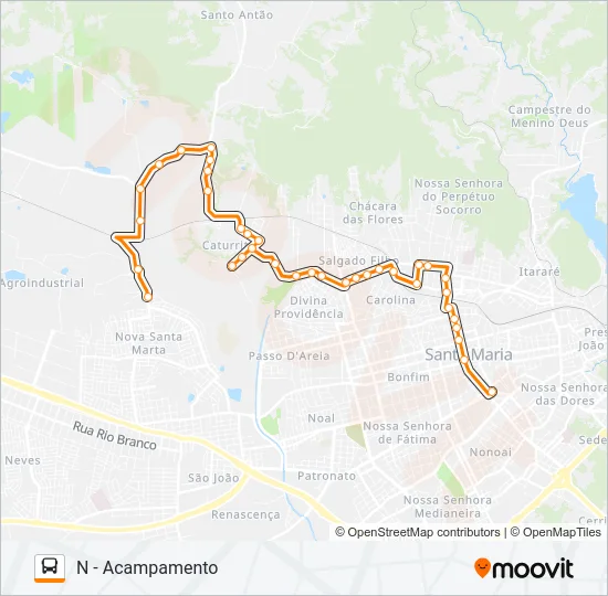 146 SANTA TEREZINHA Bus Line Map