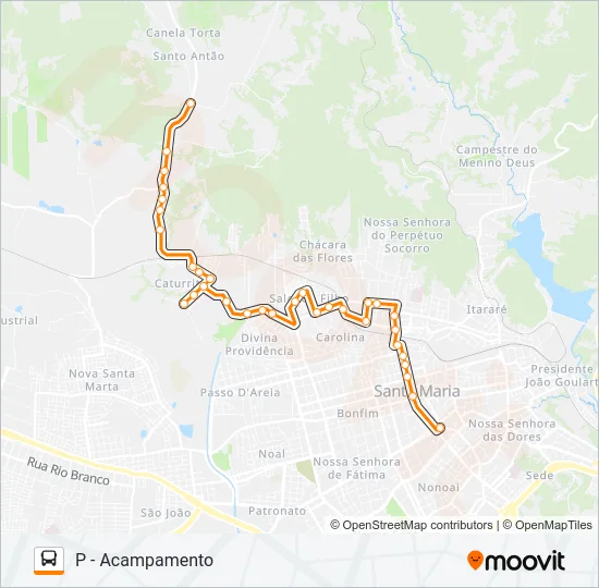 146 SANTA TEREZINHA Bus Line Map