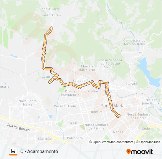 146 SANTA TEREZINHA Bus Line Map