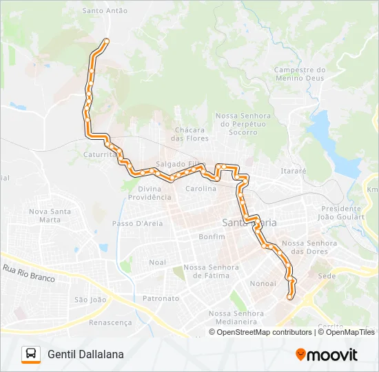 146 SANTA TEREZINHA Bus Line Map
