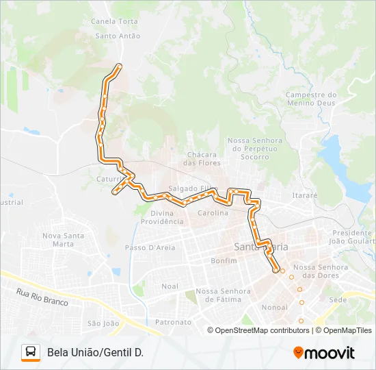 146 SANTA TEREZINHA Bus Line Map