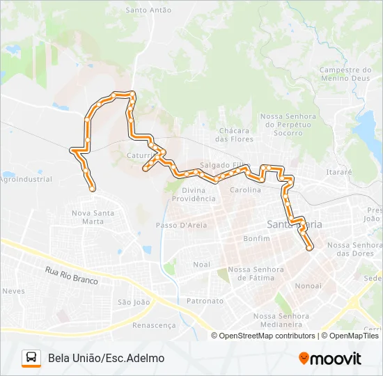 146 SANTA TEREZINHA Bus Line Map