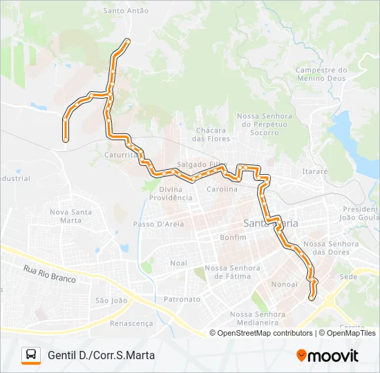146 SANTA TEREZINHA Bus Line Map