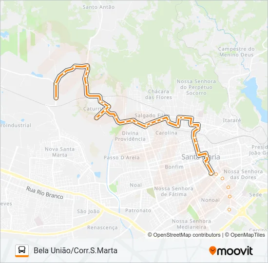 146 SANTA TEREZINHA Bus Line Map