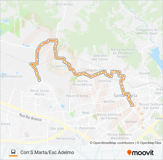146 SANTA TEREZINHA Bus Line Map
