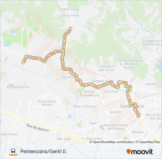 146 SANTA TEREZINHA bus Line Map