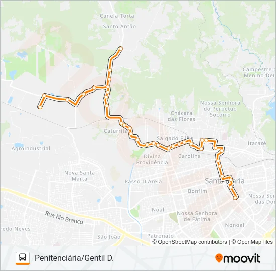 146 SANTA TEREZINHA Bus Line Map
