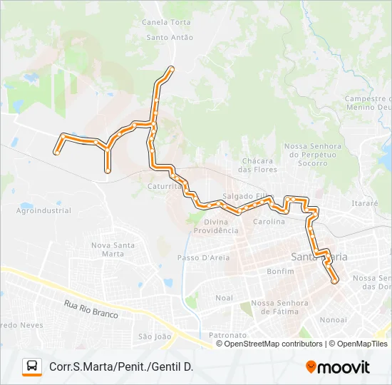 146 SANTA TEREZINHA Bus Line Map