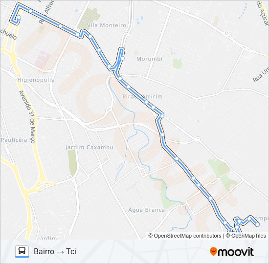 0220 EXPRESSA bus Line Map