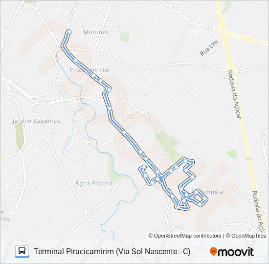 0220 EXPRESSA bus Line Map