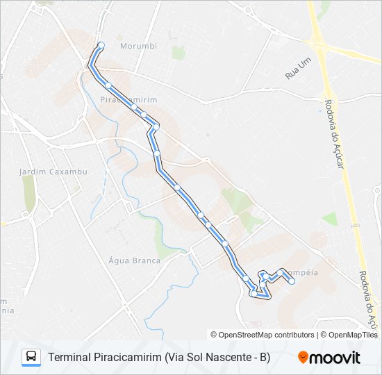 0220 EXPRESSA bus Line Map