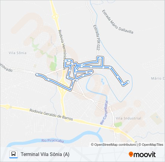 Mapa de 0409 BESSY / TVS de autobús