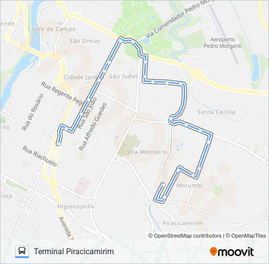 0246 CARLOS BOTELHO  Line Map
