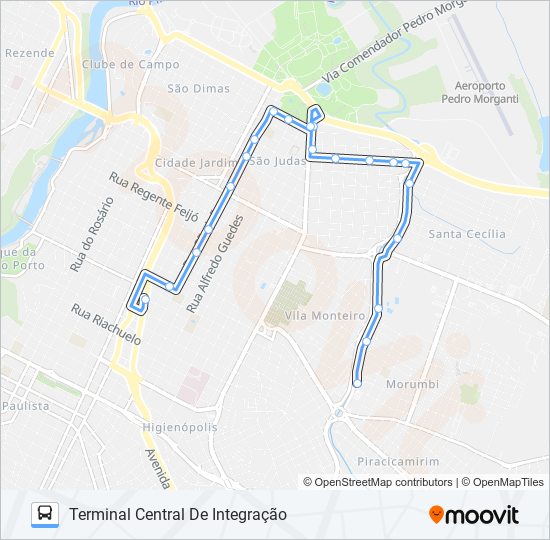 0246 CARLOS BOTELHO bus Line Map