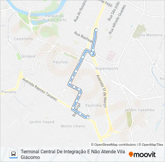 0316 JARDIM ESPLANADA  Line Map