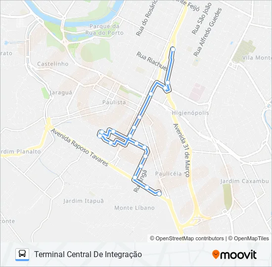 0316 JARDIM ESPLANADA  Line Map