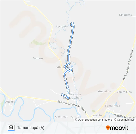 0411 VILA BREDA / TVS  Line Map