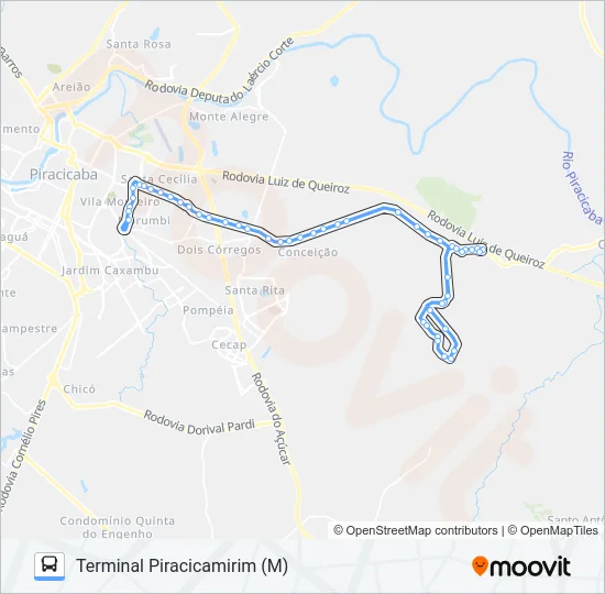 223 PARQUE PEÓRIA / TCI / TPI  Line Map