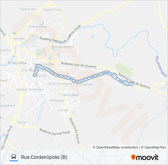 223 PARQUE PEÓRIA / TCI / TPI  Line Map