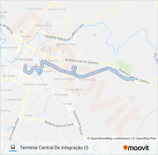 223 PARQUE PEÓRIA / TCI / TPI  Line Map