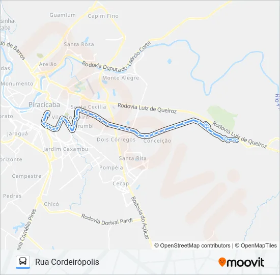 223 PARQUE PEÓRIA / TCI / TPI  Line Map