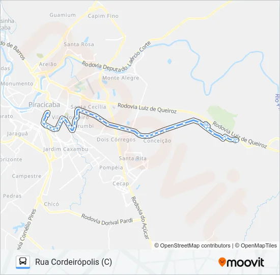223 PARQUE PEÓRIA / TCI / TPI  Line Map