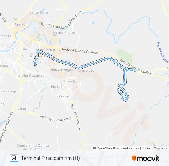 223 PARQUE PEÓRIA / TCI / TPI  Line Map