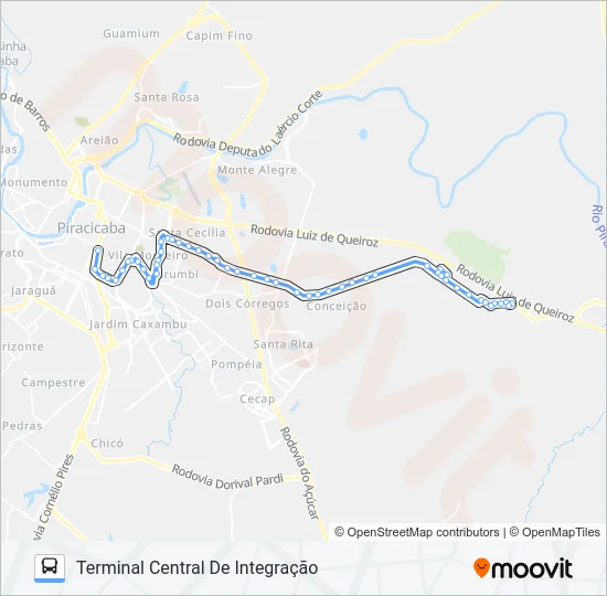 223 PARQUE PEÓRIA / TCI / TPI  Line Map