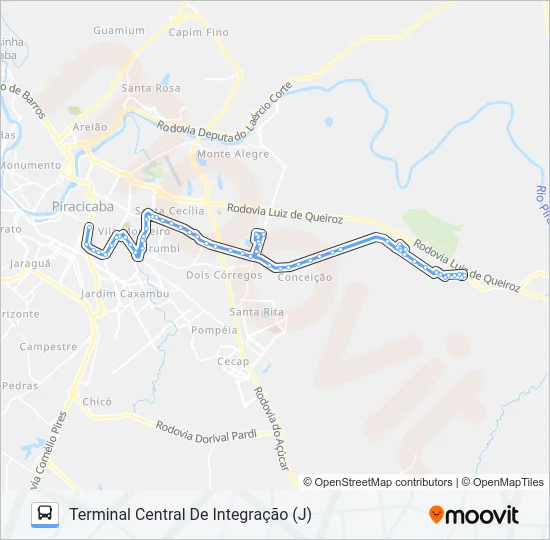 223 PARQUE PEÓRIA / TCI / TPI  Line Map