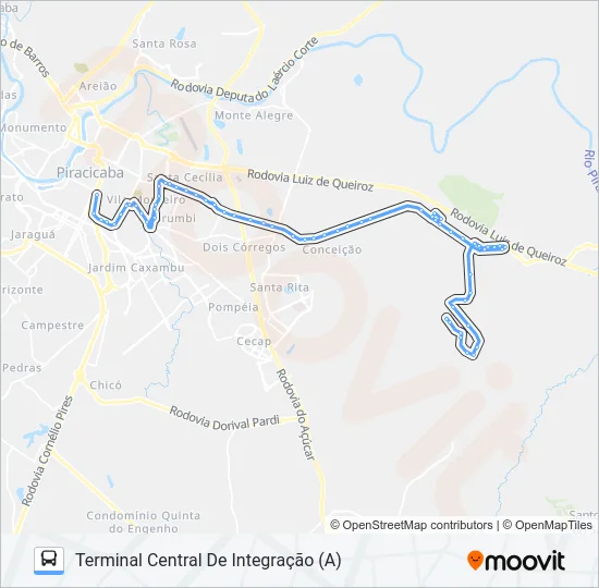 223 PARQUE PEÓRIA / TCI / TPI  Line Map