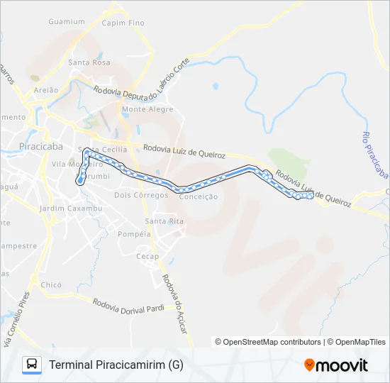 223 PARQUE PEÓRIA / TCI / TPI  Line Map