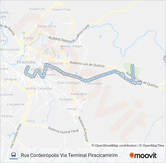 223 PARQUE PEÓRIA / TCI / TPI  Line Map