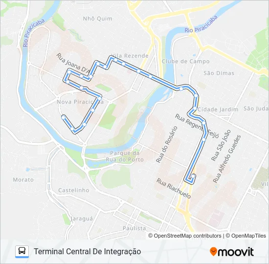101 JARDIM MONUMENTO  Line Map