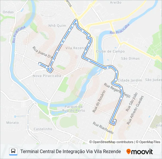101 JARDIM MONUMENTO  Line Map