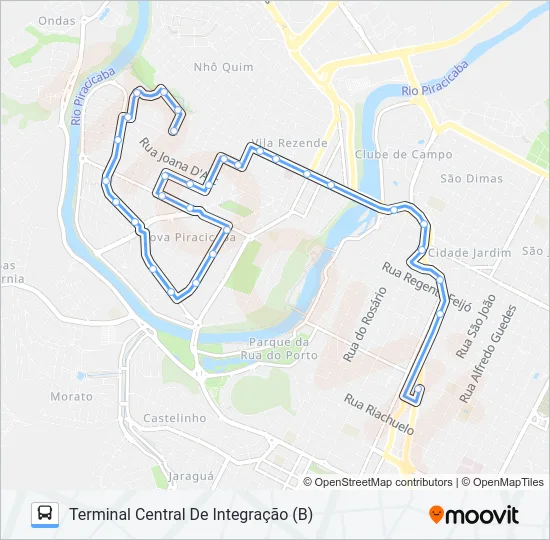 101 JARDIM MONUMENTO  Line Map