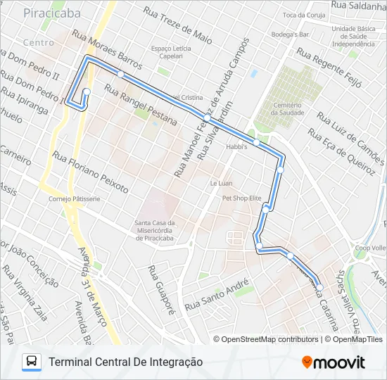 007 NOVA AMÉRICA  Line Map